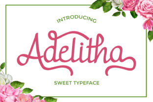 Adelitha Font: A Craft-Forward Script for Handmade Products