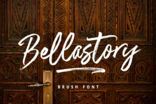 Bellastory: A Handcrafted Brush Font for Maker Projects