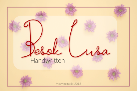 Besok Lusa: A Handwritten Font for Editorial Design