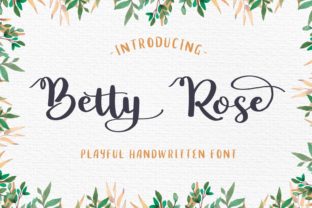 Betty Rose: A Handwritten Font That Brings Real Personality to Branding