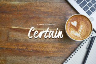 Certain Typeface: A Bold Script for Confident Digital Branding