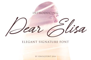 Dear Elisa Typeface: A Handwritten Script for Modern Digital Design