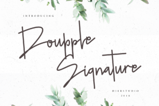 Doupple: A Handwritten Font That Makes Small Brands Look Instantly Polished