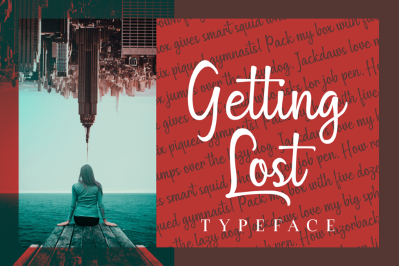 Getting Lost Font: Elegant Script for Web Design