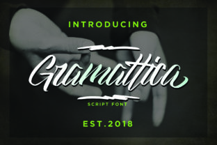 Gramattica: A Vintage Script Font for Editorial Design