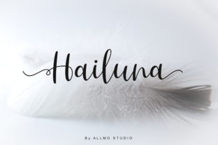 Hailuna: A Fancy Script for Elegant Design