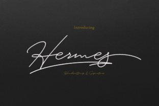 Hermes Monoline Font for Handmade Product Labels