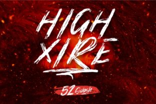 High Xire Font: A Script Typeface with Editorial Charm