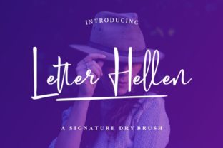 Letter Hellen: A Signature Script Font for Small Business Branding
