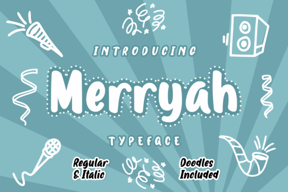 Merryah: A Playful Script Font for Web Design