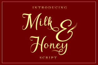 Milk Honey: The Script Typeface Your Handmade Products Deserve