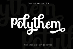 Polythem: A Bold Script Typeface for Editorial Impact