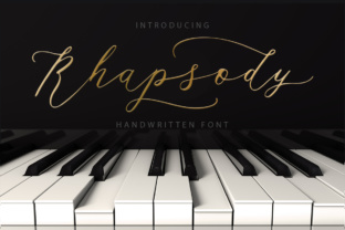 Rhapsody: A handwritten font for elevated brand identity