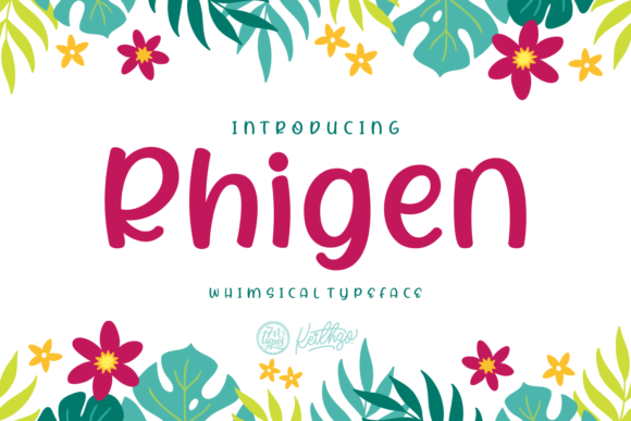 Rhigen: A Whimsical Script Font for Editorial Storytelling