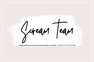 Scream Team: A Handmade Calligraphy Font for Real Branding Work