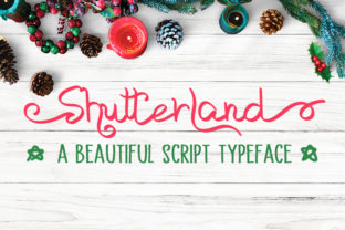 Shutterland: A Playful Hand-Illustrated Typeface for Branding