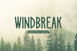 Windbreak: A Handwritten Font That Stands Out